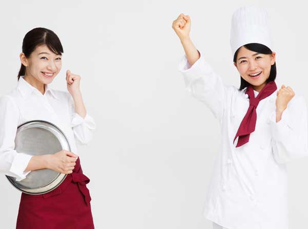 頑張る女性