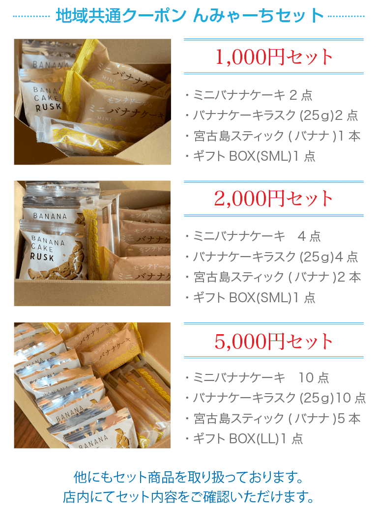地域共通クーポン んみゃーちセット